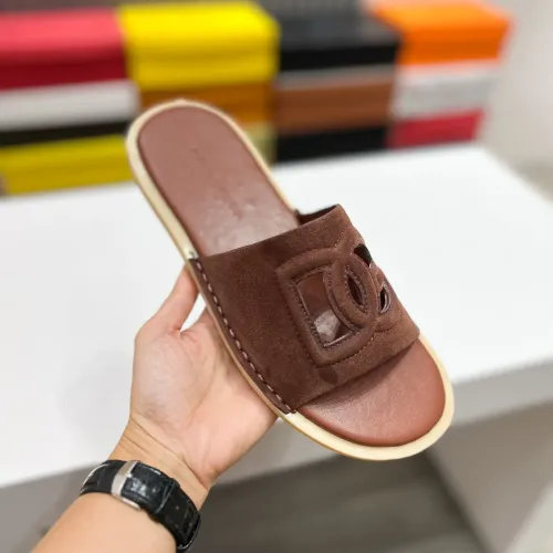 Replica Dolce & Gabbana D&G Slippers For Men #1433242 $64.00 USD for Wholesale