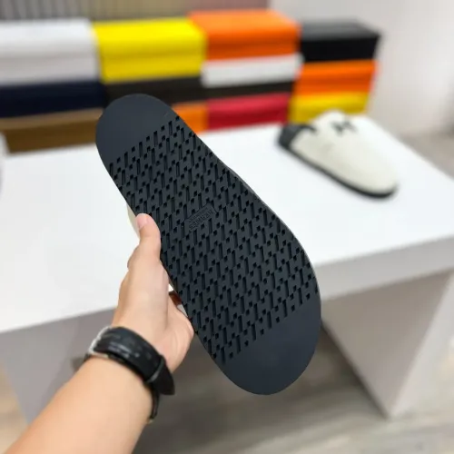 Replica Hermes Slippers For Men #1433260 $72.00 USD for Wholesale