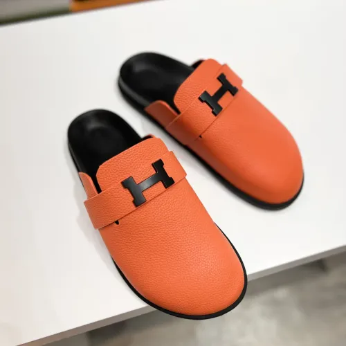 Replica Hermes Slippers For Men #1433261 $72.00 USD for Wholesale