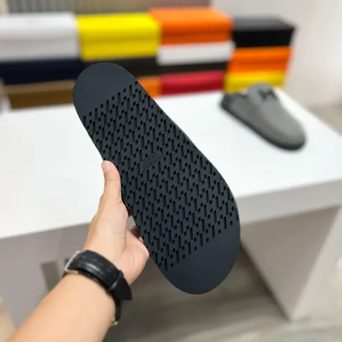 Replica Hermes Slippers For Men #1433262 $72.00 USD for Wholesale