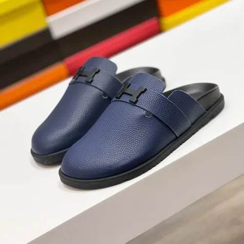 Hermes Slippers For Men #1433263 $72.00 USD, Wholesale Replica Hermes Slippers