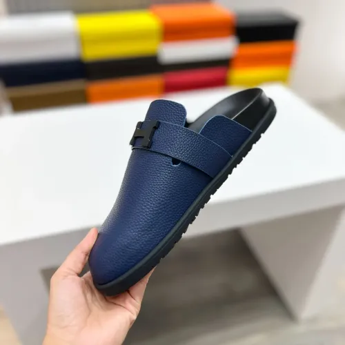 Replica Hermes Slippers For Men #1433263 $72.00 USD for Wholesale