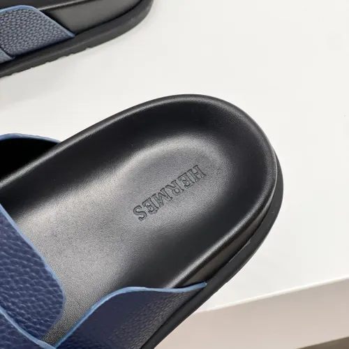 Replica Hermes Slippers For Men #1433263 $72.00 USD for Wholesale