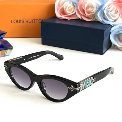 Louis Vuitton AAA Quality Sunglasses #1433318 $80.00 USD, Wholesale Replica Louis Vuitton AAA Quality Sunglasses