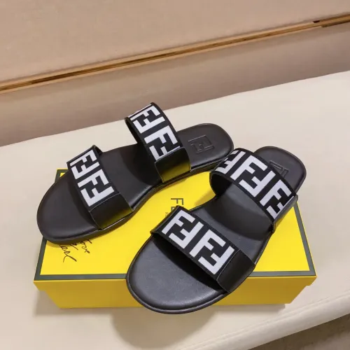 Fendi Slippers For Men #1433320 $45.00 USD, Wholesale Replica Fendi Slippers