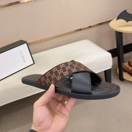 Replica Gucci Slippers For Men #1433337 $48.00 USD for Wholesale