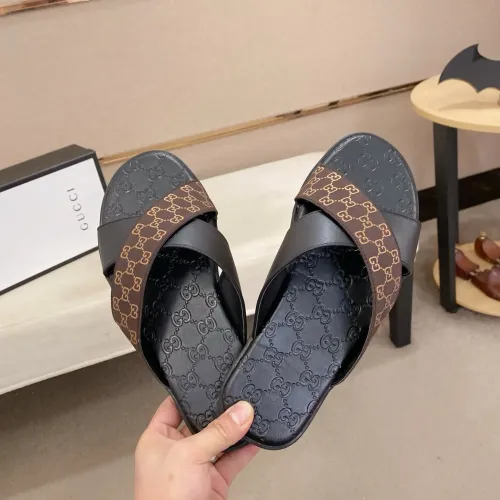 Replica Gucci Slippers For Men #1433337 $48.00 USD for Wholesale