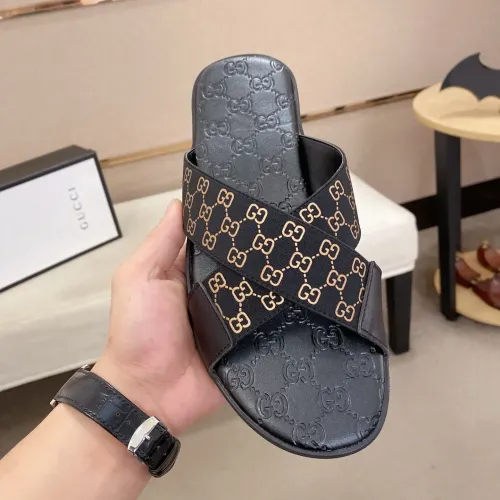 Replica Gucci Slippers For Men #1433349 $48.00 USD for Wholesale