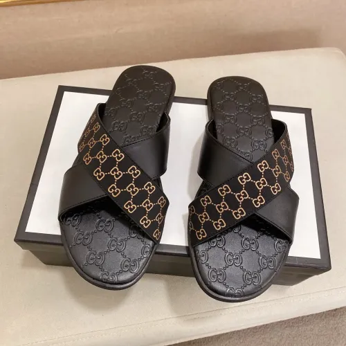 Gucci Slippers For Men #1433350 $48.00 USD, Wholesale Replica Gucci Slippers