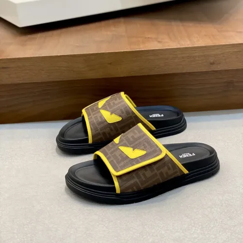 Fendi Slippers For Men #1433354 $60.00 USD, Wholesale Replica Fendi Slippers