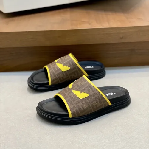 Fendi Slippers For Men #1433355 $60.00 USD, Wholesale Replica Fendi Slippers