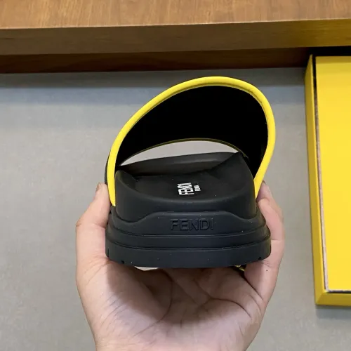 Replica Fendi Slippers For Men #1433360 $60.00 USD for Wholesale