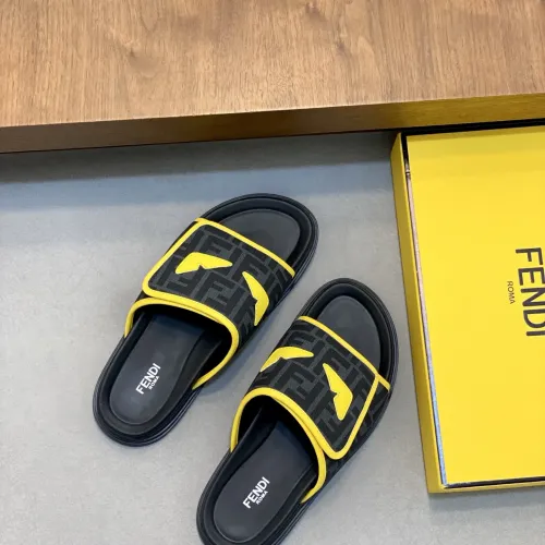 Replica Fendi Slippers For Men #1433361 $60.00 USD for Wholesale