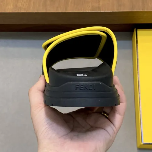 Replica Fendi Slippers For Men #1433361 $60.00 USD for Wholesale