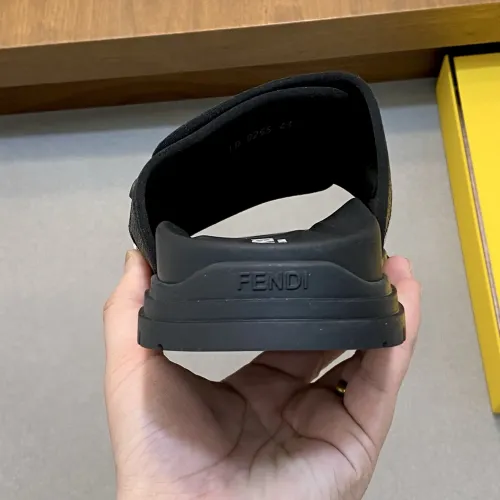 Replica Fendi Slippers For Men #1433364 $60.00 USD for Wholesale