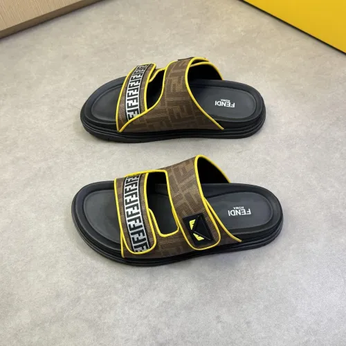 Replica Fendi Slippers For Men #1433369 $60.00 USD for Wholesale