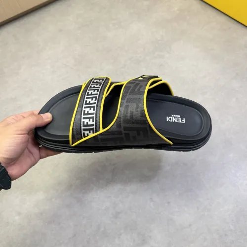 Replica Fendi Slippers For Men #1433371 $60.00 USD for Wholesale
