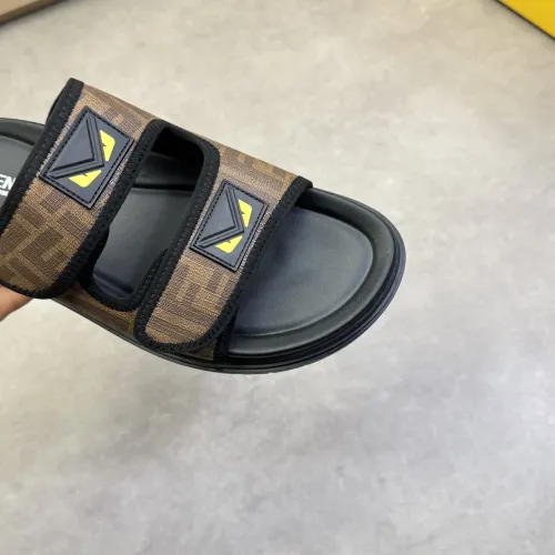 Replica Fendi Slippers For Men #1433372 $60.00 USD for Wholesale