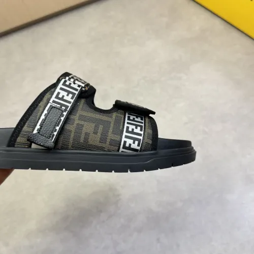 Replica Fendi Slippers For Men #1433376 $60.00 USD for Wholesale