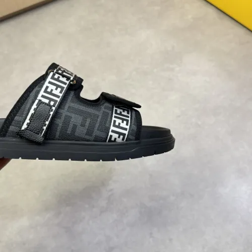 Replica Fendi Slippers For Men #1433377 $60.00 USD for Wholesale