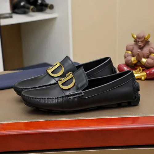 Replica Christian Dior Leather Shoes For Men #1433468 $76.00 USD for Wholesale