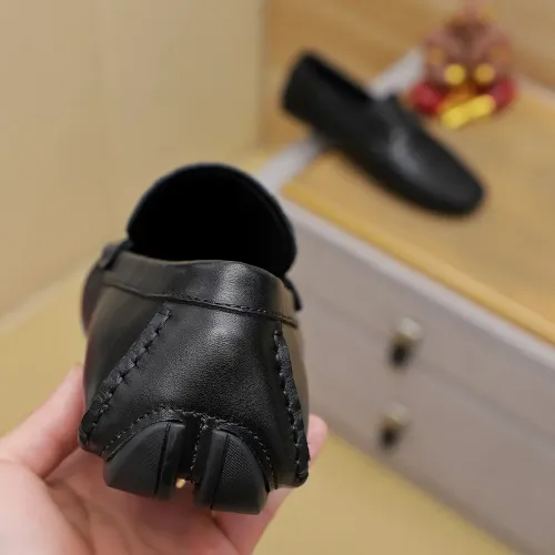 Replica Salvatore Ferragamo Leather Shoes For Men #1433470 $76.00 USD for Wholesale