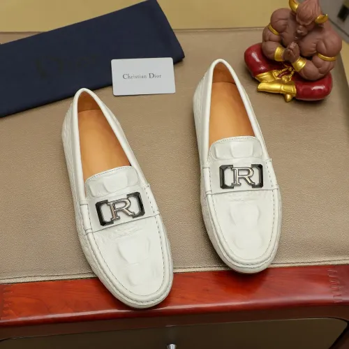 Christian Dior Leather Shoes For Men #1433471 $76.00 USD, Wholesale Replica Christian Dior Leather Shoes