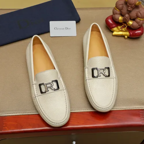 Christian Dior Leather Shoes For Men #1433474 $76.00 USD, Wholesale Replica Christian Dior Leather Shoes