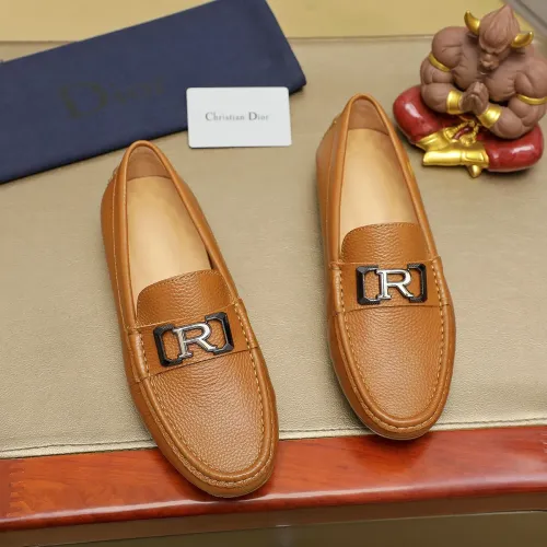 Christian Dior Leather Shoes For Men #1433476 $76.00 USD, Wholesale Replica Christian Dior Leather Shoes