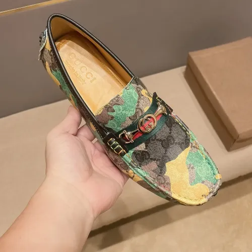 Replica Gucci Oxfords Shoes For Men #1433492 $76.00 USD for Wholesale