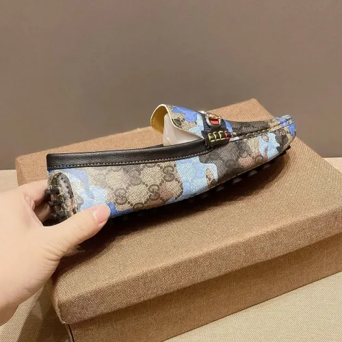 Replica Gucci Oxfords Shoes For Men #1433493 $76.00 USD for Wholesale