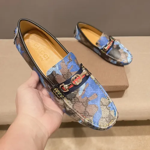 Replica Gucci Oxfords Shoes For Men #1433493 $76.00 USD for Wholesale