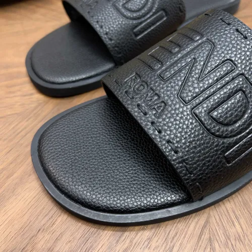 Replica Fendi Slippers For Men #1433504 $85.00 USD for Wholesale