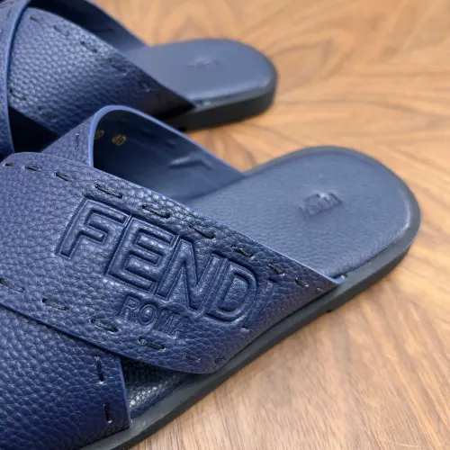 Replica Fendi Slippers For Men #1433507 $85.00 USD for Wholesale
