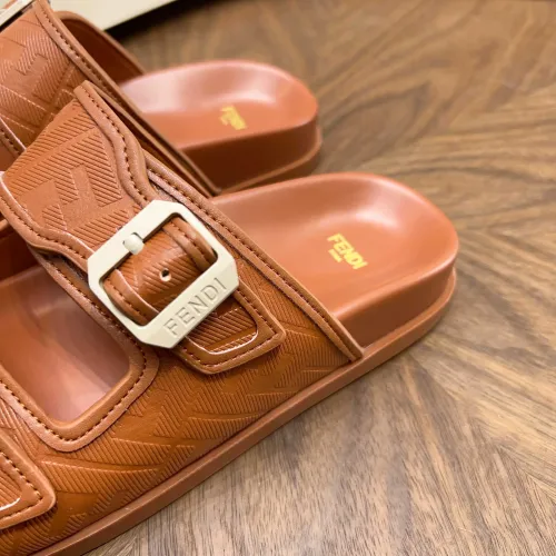 Replica Fendi Slippers For Men #1433510 $85.00 USD for Wholesale
