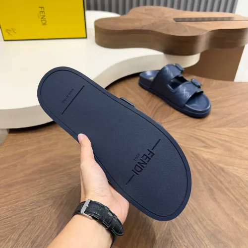 Replica Fendi Slippers For Men #1433511 $85.00 USD for Wholesale