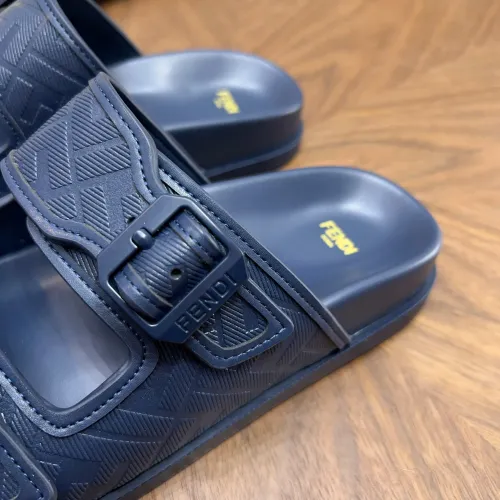 Replica Fendi Slippers For Men #1433511 $85.00 USD for Wholesale