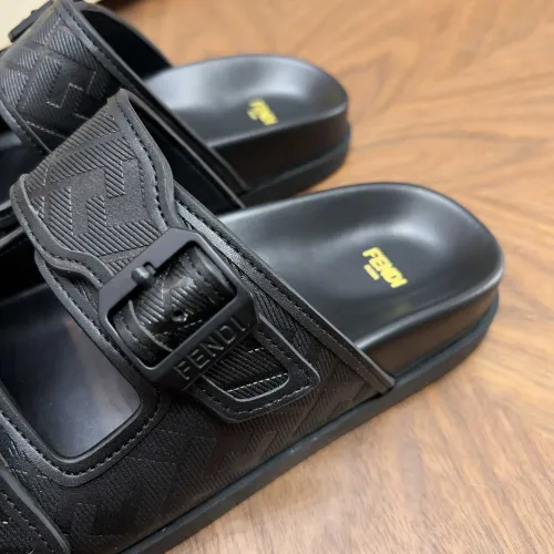 Replica Fendi Slippers For Men #1433512 $85.00 USD for Wholesale