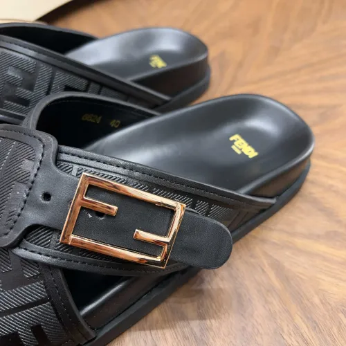 Replica Fendi Slippers For Men #1433516 $85.00 USD for Wholesale
