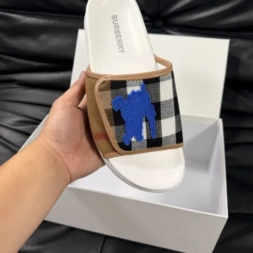 Replica Burberry Slippers For Men #1433527 $56.00 USD for Wholesale