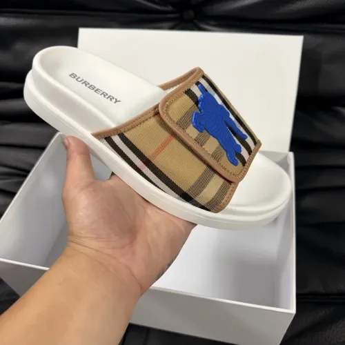 Replica Burberry Slippers For Men #1433529 $56.00 USD for Wholesale