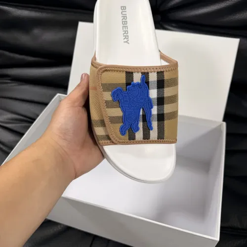 Replica Burberry Slippers For Men #1433529 $56.00 USD for Wholesale