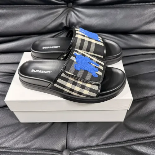 Replica Burberry Slippers For Men #1433531 $56.00 USD for Wholesale