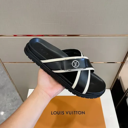 Replica Louis Vuitton Slippers For Men #1433532 $60.00 USD for Wholesale