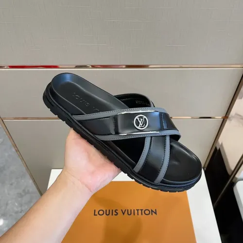 Replica Louis Vuitton Slippers For Men #1433533 $60.00 USD for Wholesale