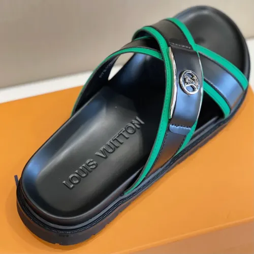 Replica Louis Vuitton Slippers For Men #1433535 $60.00 USD for Wholesale