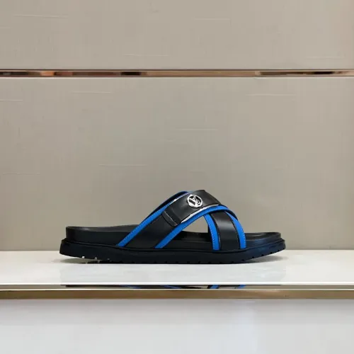 Replica Louis Vuitton Slippers For Men #1433536 $60.00 USD for Wholesale