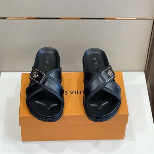 Replica Louis Vuitton Slippers For Men #1433537 $60.00 USD for Wholesale