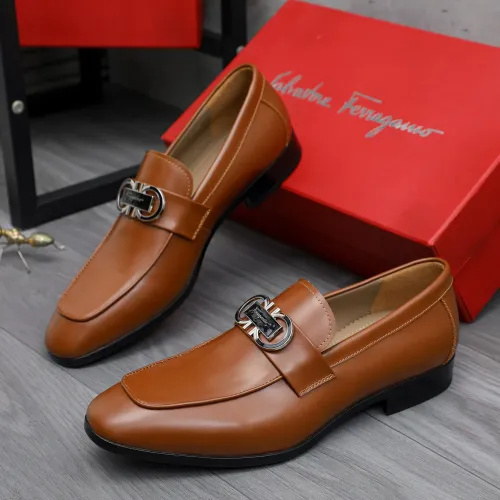 Salvatore Ferragamo Leather Shoes For Men #1433543