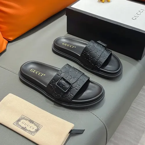 Gucci Slippers For Men #1433550 $60.00 USD, Wholesale Replica Gucci Slippers
